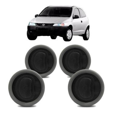 Imagem de Kit 4 Difusor Ar Celta 2001 2002 2003 2004 2005 2006 Cinza