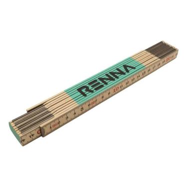 Imagem de Escala Metro Sueco Renna Madeira 2Mt 10 Dobras