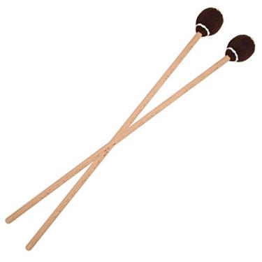 Imagem de Domary Marimba Mallets Durável Maple Handal (Polo de madeira marrom)