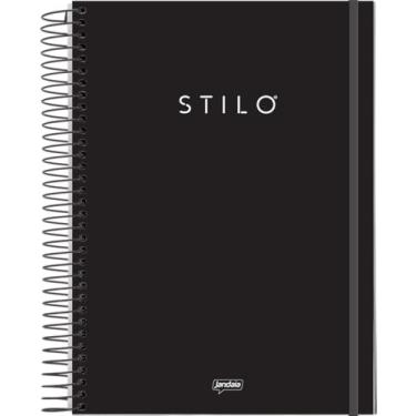 Imagem de Jandaia - Caderno Espiral Univ PP 15 matérias 240Fls Stilo Preto
