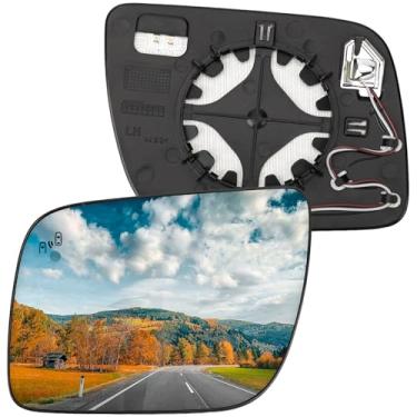 Imagem de LOIYLLEN Substituição do espelho lateral do motorista para Ford Explorer 2011 2012 2013 2014 2015 2016 2017 2018 2019 - Vidro do espelho do lado esquerdo, espelhos retrovisores de vidro com