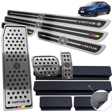 Imagem de Descanso Pedaleira Auto Soleira Preto AR Virtus Wolfsburg Ed