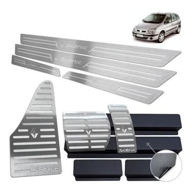 Imagem de Soleira Pedaleira Descanso Scenic 2001 A 2011 Auto Prata BR