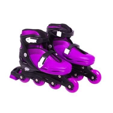 Imagem de Patins Infantil Inline Roller Radical Tamanho 33 - 36 - Bel