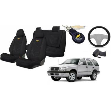 Imagem de Kit Personalizado Capas Tecido para Assentos Blazer 1995-2011 + Volant