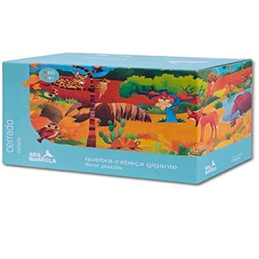Imagem de Araquarela Quebra-Cabeça Gigante Cerrado 60 peças, Multicor
