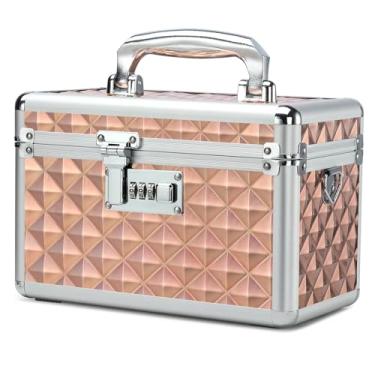 Imagem de HEWEI WORKS Caixa de armazenamento com combinação, caixa de armazenamento de medicamentos trancável, caixa vazia de primeiros socorros, caixa de segurança com trava de segurança, organizador de