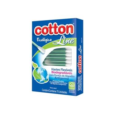 Imagem de Hastes Flexíveis Biodegradável C/75 Unid., Cotton Line