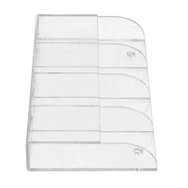 Imagem de Generic Suporte de Controle Remoto de Acrílico Transparente Montante de Parede, Caixa de Armazenamento para TV, Telefone, Estável Em pé, Durável, Simples e Generoso, Com 4 Estojo, Pode