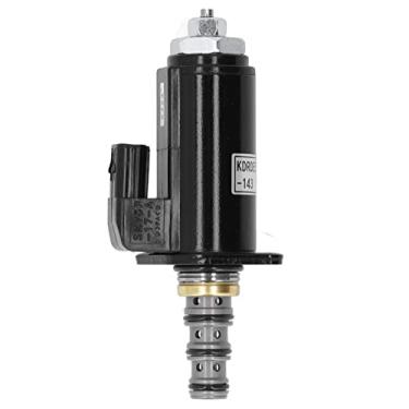 Imagem de Substituição válvula solenóide máquina escavadora do aço de liga válvula solenóide bomba hidráulica para KOBELCO SK200 8