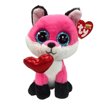 Imagem de Ty Beanie Boo Parfait The Pink Valentine Fox - 6"