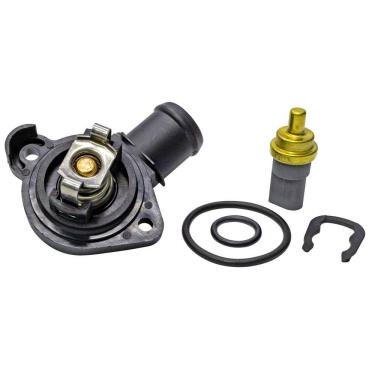 Imagem de Kit Válvula Termostática + Plug Temperatura Fox Gol G5 Golf Polo Saveiro Spacefox Voyage - MTEK20033