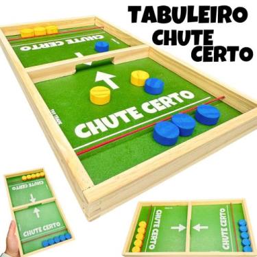 Imagem de Chute Certo em Madeira com Alvo e Bolinhas  Toy Trade Coordenação Moto