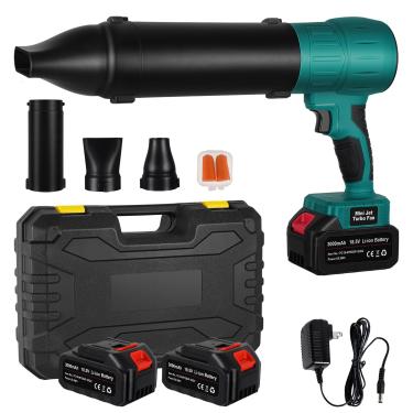 Imagem de LAMA Soprador de folhas sem fio, sopradores portáteis portáteis de 700.000 RPM, limpador de poeira leve, bocal estendido para limpeza de pátio, soprando água do carro, soprando folhas/poeira (2