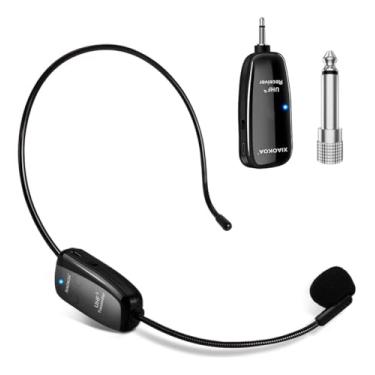Imagem de Microfone Sem Fio Headset Conferencia Professor Show Wireless, Sistema de microfone sem fio de 2,4 G, alcance de 50 metros, Plug and Play, Igreja, Aula Conferencia Professor Show