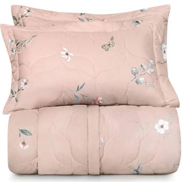 Imagem de Kit Colcha 3 Pçs Casal Altenburg 300 Fios Apaixonada 100% Algodão 220x250cm