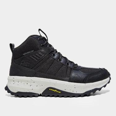 Imagem de Tênis Cano Alto Skechers Bionic Trail Flashpoint Masculino, Preto, Bra