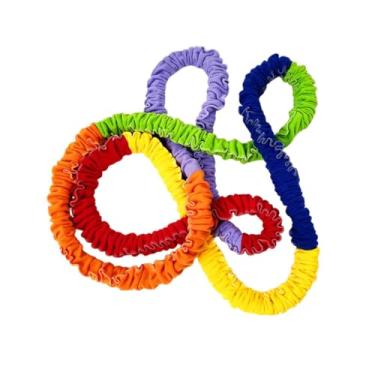 Imagem de Fenteer Corda elástica cooperativa para exercícios, brinquedo de entretenimento, atividades práticas para, acessório de jogo para academia