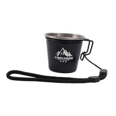 Imagem de YIJU Caneca de acampamento, copo para beber, fácil de limpar, leve, caneca de acampamento, de café para viagens, caminhadas, escaladas, atividades ao ar, Style C