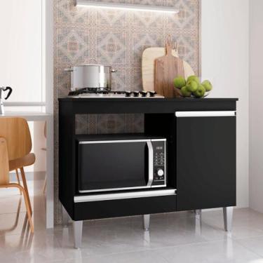 Imagem de Balcão Armário De Cozinha Para Cooktop E Forno Microondas - Mobigu, Pr