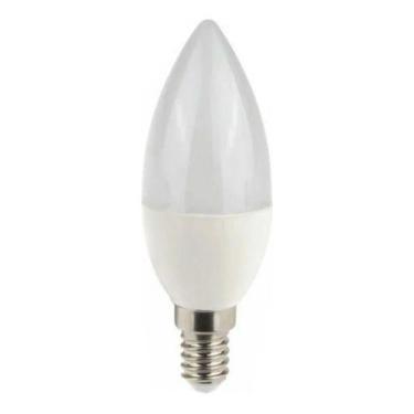 Imagem de Lampada Led Vela Or E14 4,5w Bivolt 3000k Fosca Luz Amarela