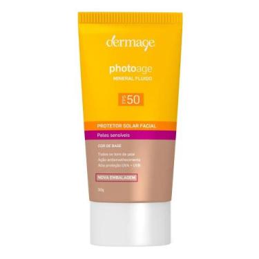 Imagem de Protetor Solar Facial Dermage Photoage Mineral Fluido Médio Fps50 50ml