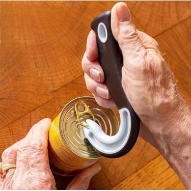 Imagem de Abridor de latas - extrator de aba superior pop - ferramenta simples para abas de refrigerante, levantador de tampa