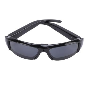 Imagem de Asixxsix Óculos de Sol para Câmera, óculos para Câmera de Vídeo 1080P, óculos Inteligentes para Câmera de Ação Esportiva de Grande Angular Anti-vibração para Atividades Ao Ar Livre,