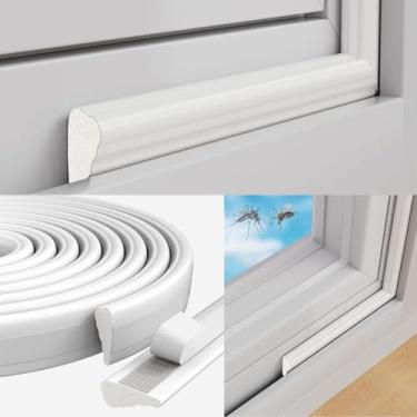 Imagem de Vedação de porta de decapagem climática de 2,5 m, tira de vedação de porta de garagem de espuma para moldura de portas e lacunas de janelas, vedação de janela anticolisão, cancelamento de ruído