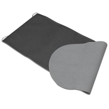 Imagem de Forro Capa Térmica para Tábua de Passar Roupa Tamanho M (129x46 cm) Cor Chumbo Metalizado