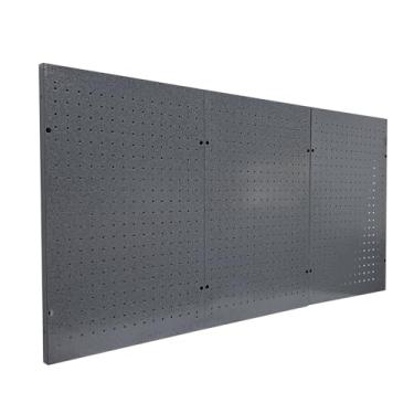 Imagem de JZD Pegboard Organizador de parede resistente 1/10.2 cm Pegboard kit de quadro de metal 122 cm x 61 cm placa organizadora de ferramentas para garagem, armazenamento de ferramentas, sala de artesanato