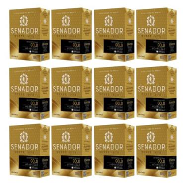 Imagem de Kit 12 Sabonete Senador Gold 130g