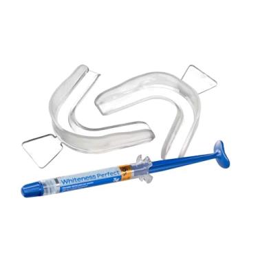 Imagem de Kit 1 Clareador Dental Moldeira Whiteness Perfect 16% Fgm