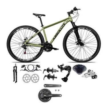 Imagem de Bicicleta 29 Absolute Nero 5 Shimano Alívio e Altus 27v K7 Freios Hidr
