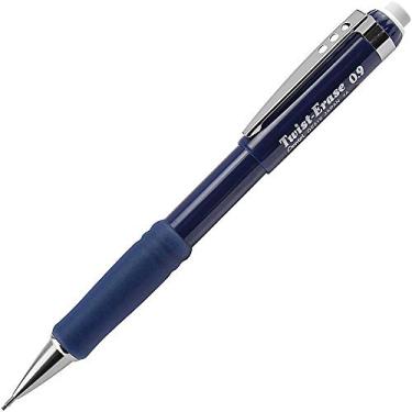 Imagem de Pentel Lapiseira Twist-Erase III, 0,9 mm, Hb (#2,5), grafite preto, barril azul