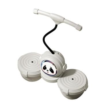 Imagem de menolana Pogo Ball com Alça - Brinquedo de Salto Alto - Acessórios Divertidos - Pogo Pole para Meninos e Meninas - Ideal para Educação Infantil e Treinamento, Branco