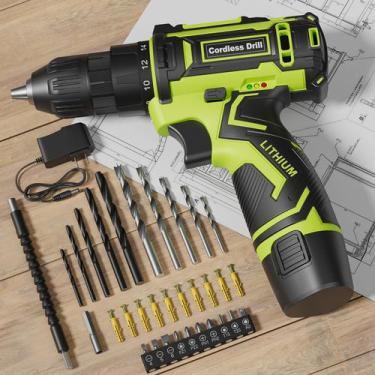 Imagem de Conjunto de furadeiras sem fio VIWKO 12V Power Drill Driver 25+1 Torqu
