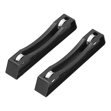 Imagem de Suporte de carretel de filamento assento fixo durável ajustável bandeja de suporte de carretel de impressora 3D para impressoras 3D FDM Reprap ABS PLA Materiais preto 2 unidades