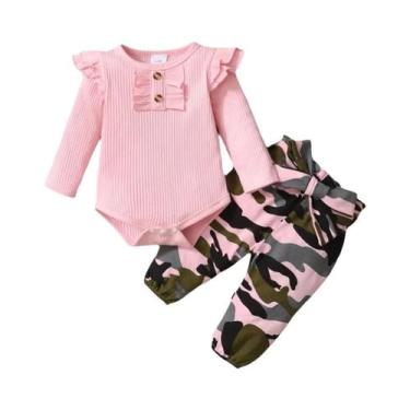 Imagem de Conjunto De Roupas Para Bebês Recém-nascidos, Manga Comprida, Calças C