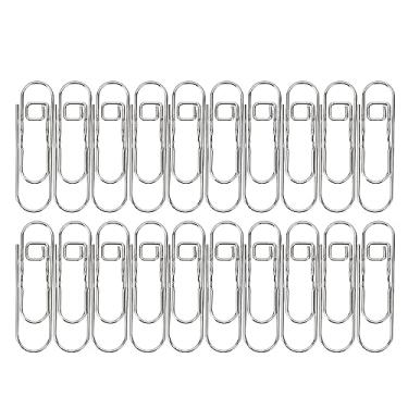 Imagem de Clipes de caneta de metal galvanizados à prova de ferrugem multifuncional forte força de fixação clipes de suporte de caneta para notebooks escritório uso doméstico material de