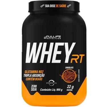 Imagem de Fullife Nutrition, Whey protein concentrado RT, 22g de proteína, Sabor Chocolate, Pote, 900 gramas • 23 Doses