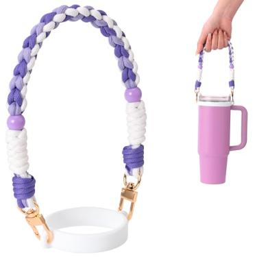 Imagem de Soledea Alça de alça de garrafa de água compatível com garrafa de água Owala, suporte com alça compatível com acessórios Stanley Cup