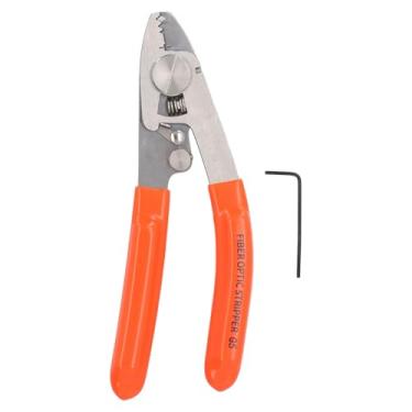Imagem de FTVOGUE Alicate para Descascar Fibra óptica, Descascador de Fibra Com 3 Furos e Tesoura de Corte para Fio Coberto de Borracha de 1 a 2 Núcleos