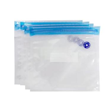 Imagem de 12 Unidades Saco Embalagem À Vácuo Organizador Para Carnes, Legumes e Frutas(21cm x 22cm)