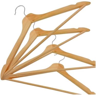 Imagem de Cabides de Madeira Premium – Jogo com 3 Unidades, Alta Durabilidade e Elegância para Seu Guarda-Roupa