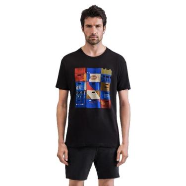 Imagem de Camiseta Slim Est Pica Pau Caixa De Cerv Reserva-Masculino