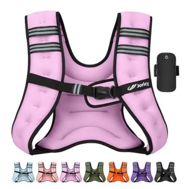 Imagem de Colete pesado feminino masculino de 3,6 kg com faixa refletiva, coletes para treino, caminhada, treinamento de força, perda de peso, fitness, musculação, musculação, halterofilismo, roxo