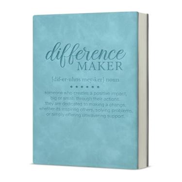 Imagem de KSFFWQIN Diário de presente Difference Maker, presente de agradecimento para colegas de trabalho, chefe, mentor, professor, caderno de escrita com definição de criador de diferenças