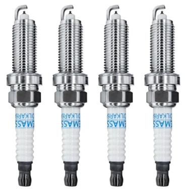 Imagem de Conjunto de 4 velas de ignição para substituição dos modelos 22401-JA01B e 22401-EA014, compatíveis com Nissan X-Trail, Sentra, Rogue, Altima, Teana, Renault e Megane.