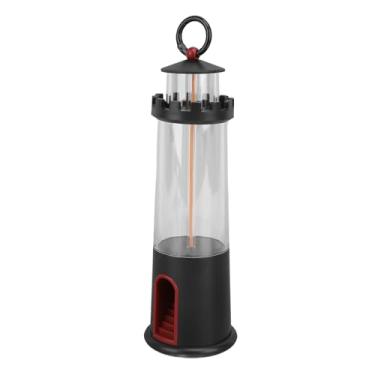 Imagem de SUNGOOYUE Lâmpada de Farol, Iluminação Suave e Quente, Carregamento USB, Base Magnética, Design Suspenso para Acampamento Ao Ar Livre (Preto)